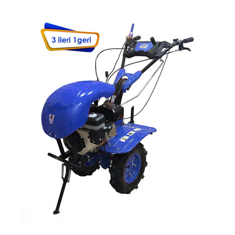 EKİNAL ÇAPA MAKİNASI -BENZİNLİ  7 HP 3 İLERİ 1 GERİ-İPLİ-400X8