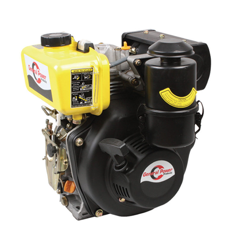 GENERAL POWER DİZEL TEK MOTOR 12 HP KAMALI MARŞLI İPLİ