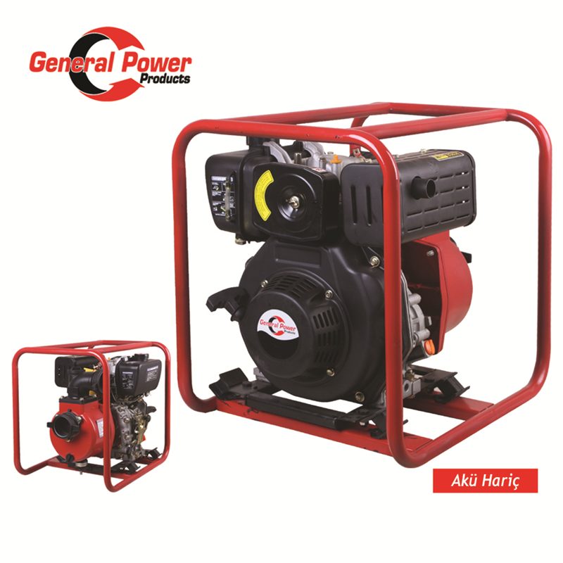 GENERAL POWER SU MOTORU DİZEL 3" 7.0 HP  MARŞLI